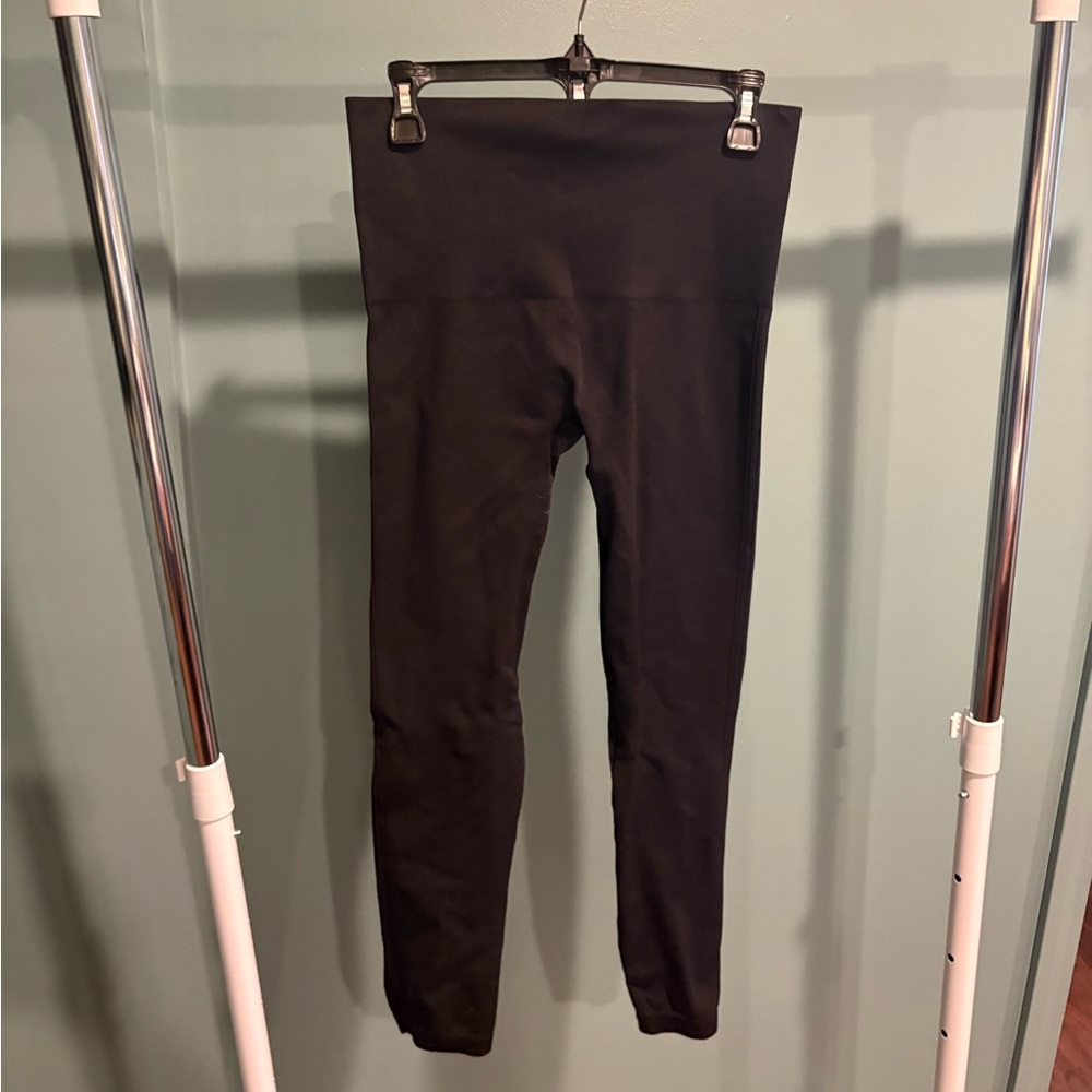 Spanx Black High-Waisted Leggings. Barely worn